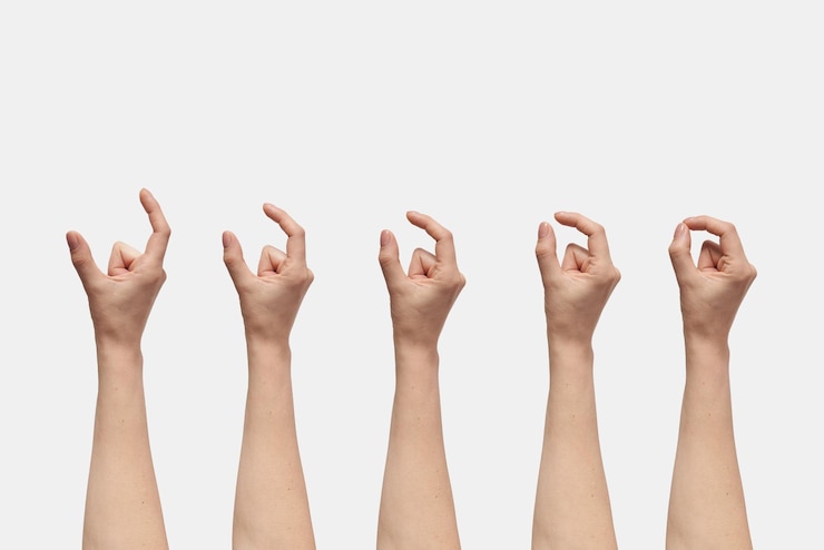 Gratis Foto hand met meetsymbolen
