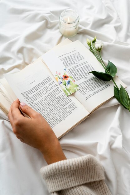 Handboek met hoge hoek