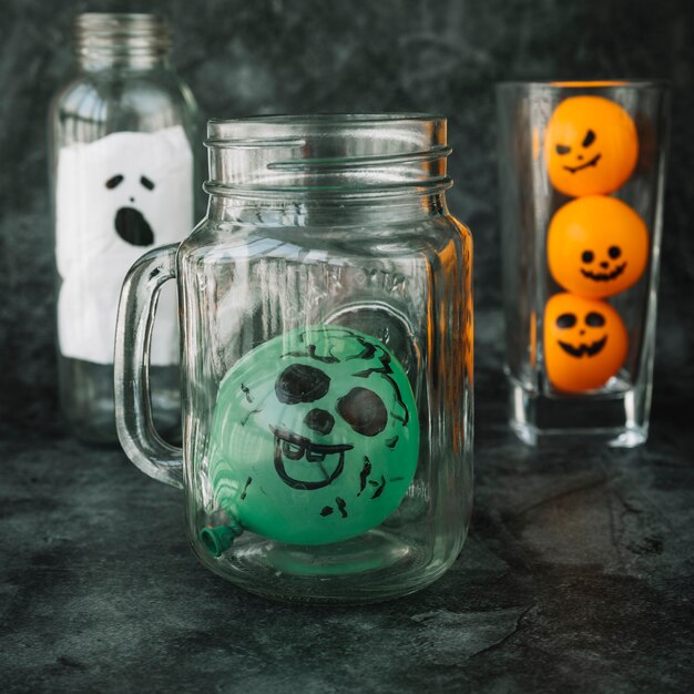 Handgemaakte decoraties voor Halloween