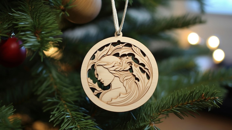 Gratis Foto handgemaakte decoratieve houten ronde sculpturen