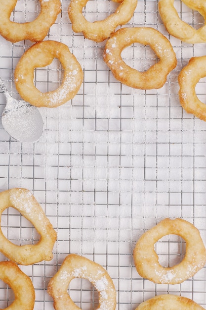 Gratis foto handgemaakte lekkere donut