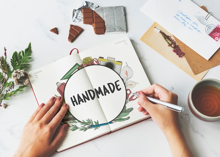 Gratis Foto handwerk handgemaakte diy vaardigheden tekenen