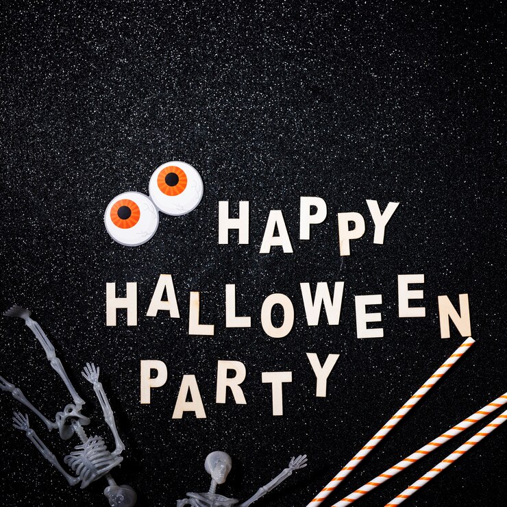 Gratis Foto happy halloween samenstelling