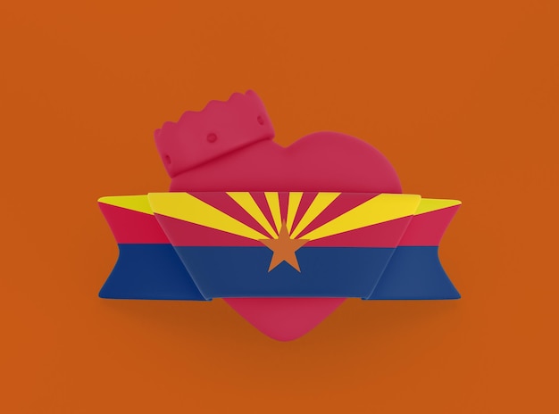 Gratis foto hart van arizona banner