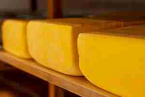 Gratis foto heerlijk assortiment van rustieke kaas