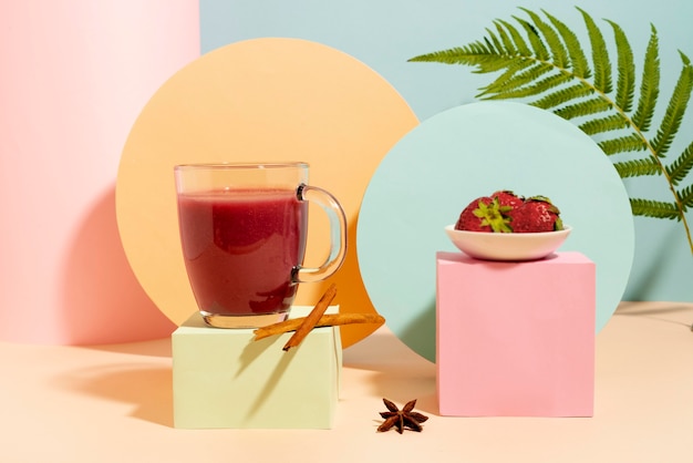 Gratis foto heerlijk colada morada assortiment