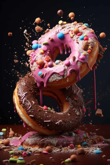 Heerlijk donuts arrangement