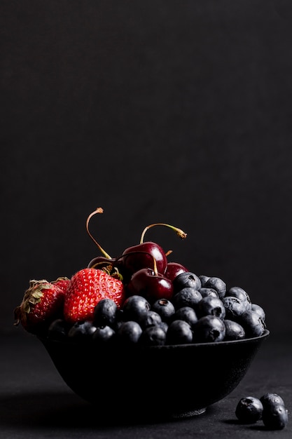 Heerlijk gemengd fruit vooraanzicht