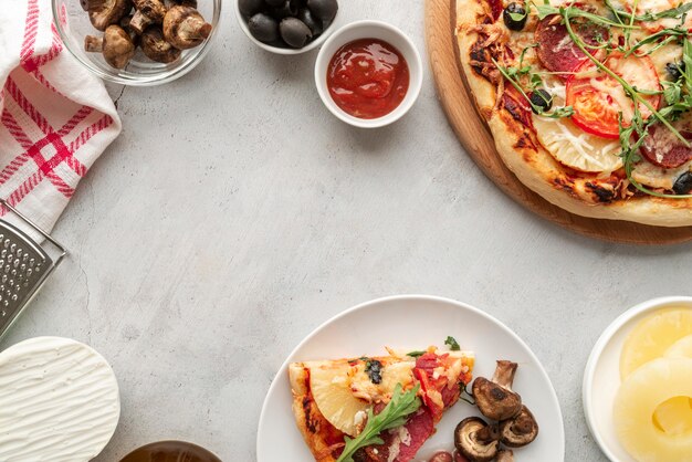 Heerlijk traditioneel pizzaregeling
