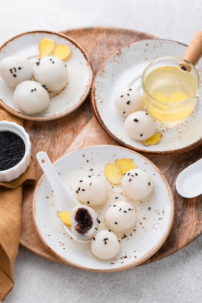 Heerlijk zoet tang yuan assortiment