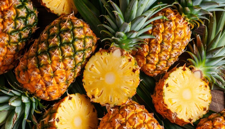 Gratis Foto heerlijke ananas stilleven