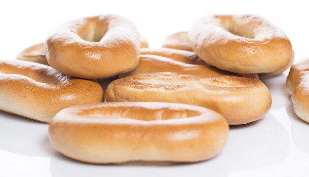 Heerlijke bagels gemaakt van goede tarwe