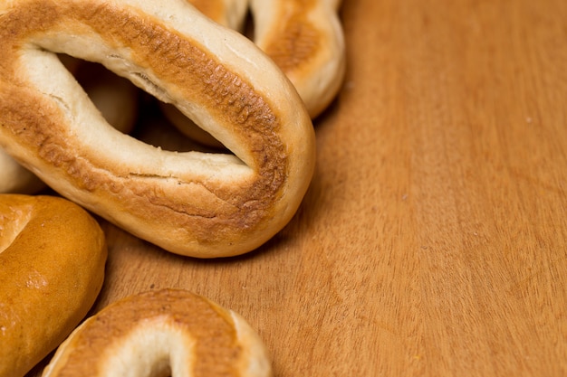 Heerlijke bagels gemaakt van goede tarwe