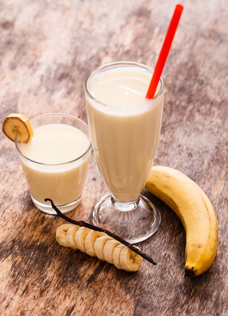 Heerlijke bananenmilkshake