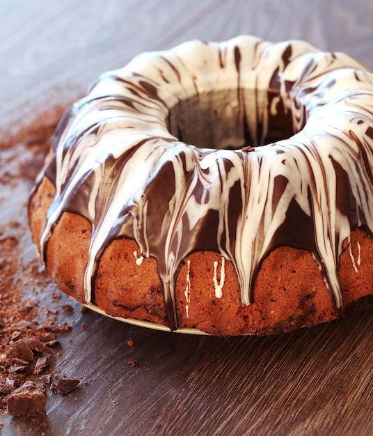 Heerlijke cake met chocolade