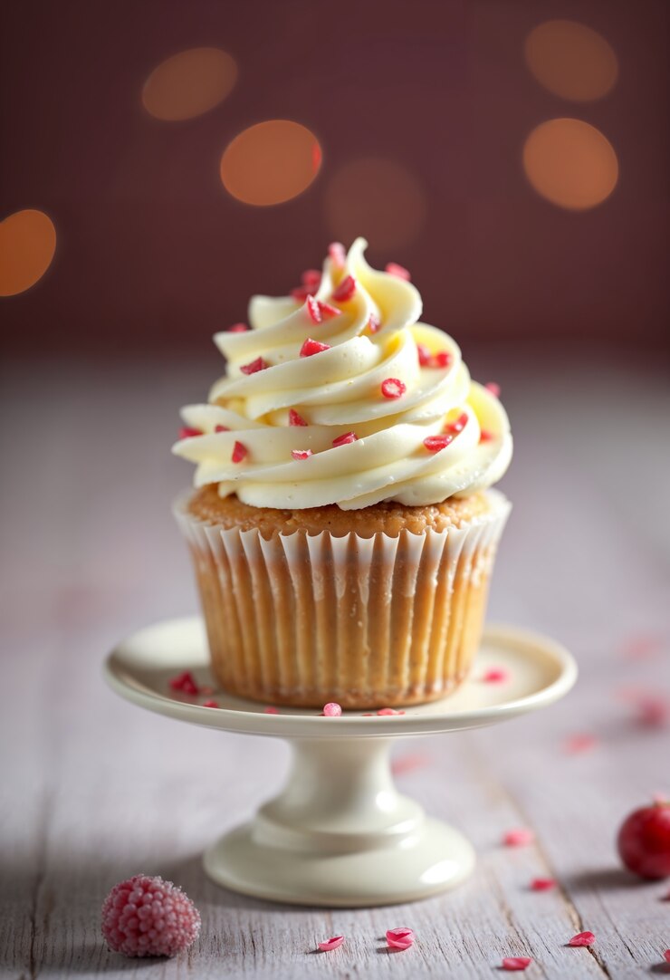 Gratis Foto heerlijke cupcake met glazuren.