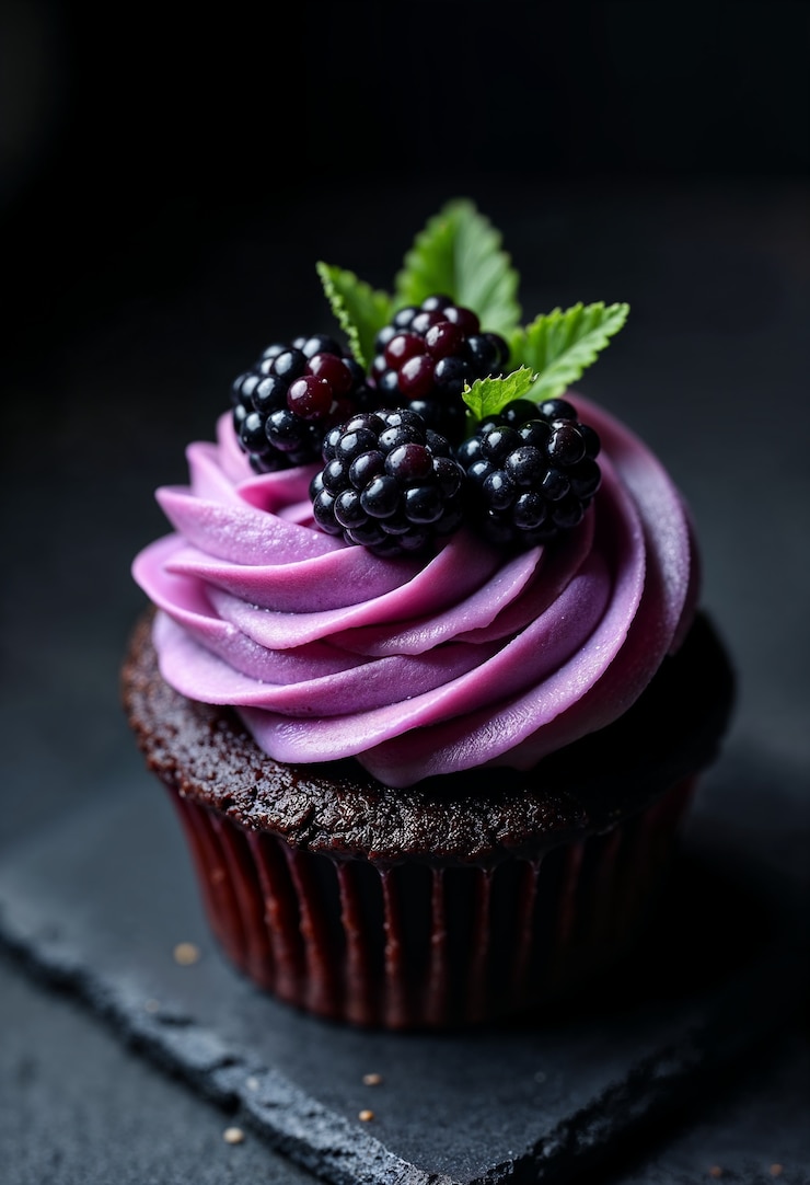 Gratis Foto heerlijke cupcake met glazuren.