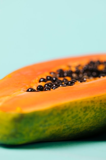 Gratis foto heerlijke helft papaya fruit