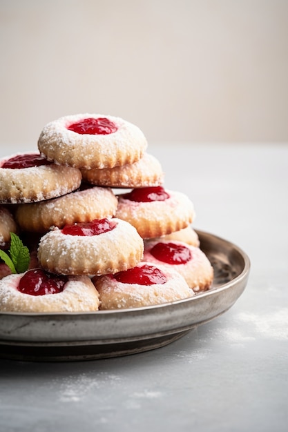 Gratis foto heerlijke koekjes arrangement