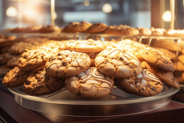 Gratis foto heerlijke koekjes arrangement