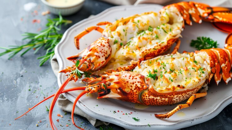 Gratis Foto heerlijke kreeft gourmet zeevruchten