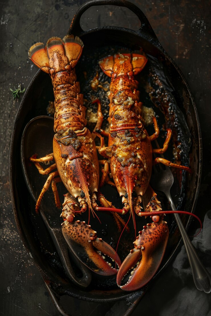 Gratis Foto heerlijke kreeft gourmet zeevruchten