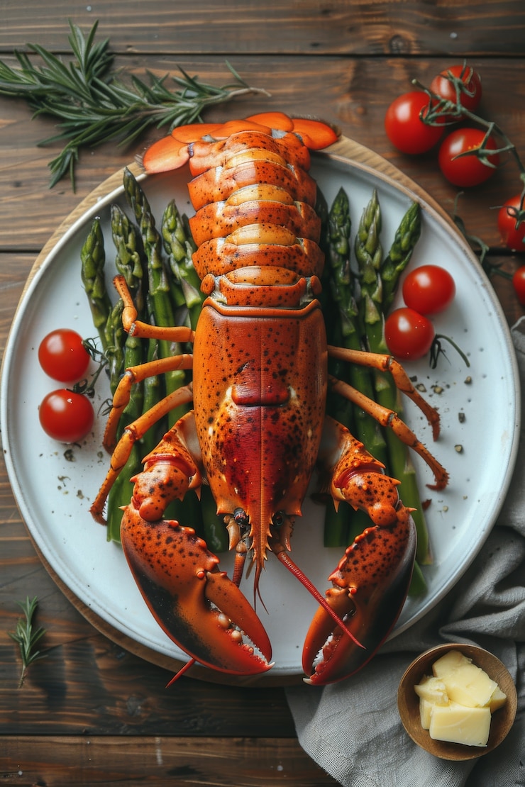 Gratis Foto heerlijke kreeft gourmet zeevruchten