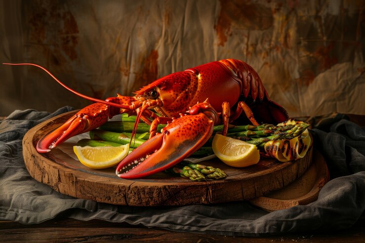 Gratis Foto heerlijke kreeft gourmet zeevruchten
