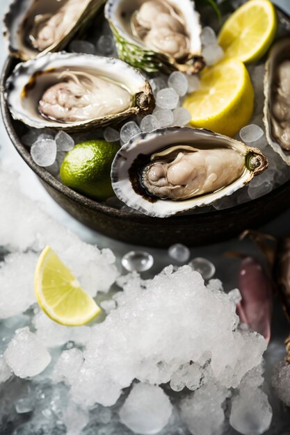 Heerlijke oesters op ijs arrangement