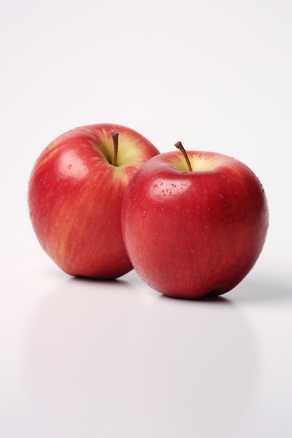 Heerlijke rode appels in studio