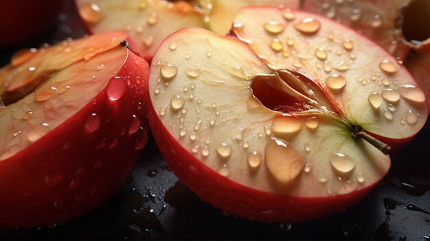 Heerlijke rode appels in studio