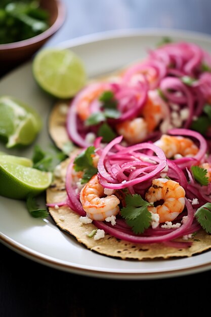 Gratis foto heerlijke taco's op tafel.