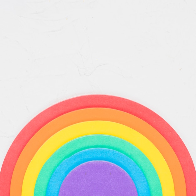 Heldere regenboog van LGBT-gemeenschap