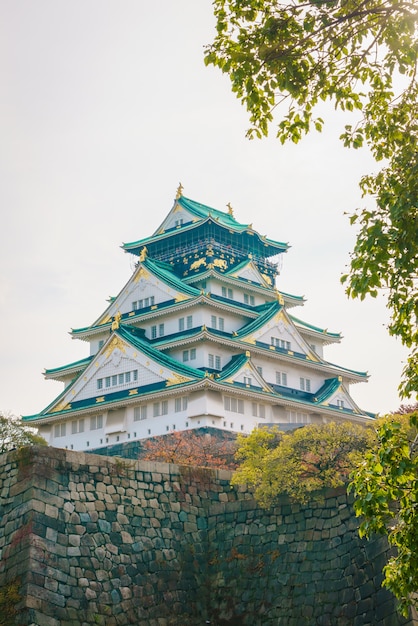 Het kasteel van Osaka in Osaka Japan