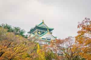 Gratis foto het kasteel van osaka in osaka japan