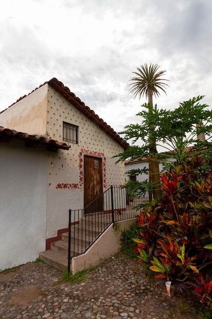 Het leven in het landschap van Mexico met huis