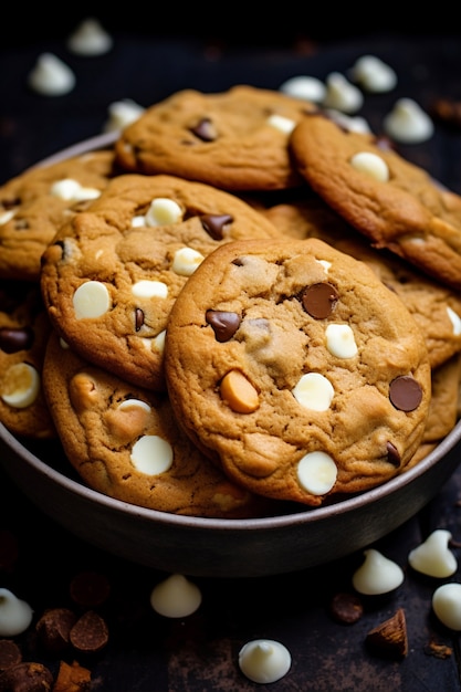 Gratis foto hoge hoek heerlijke koekjes arrangement