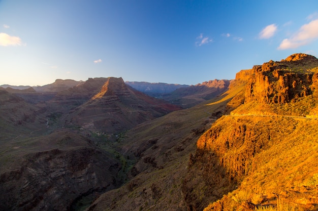 Hoge hoekopname van de Grand Canyon, Arizona, VS