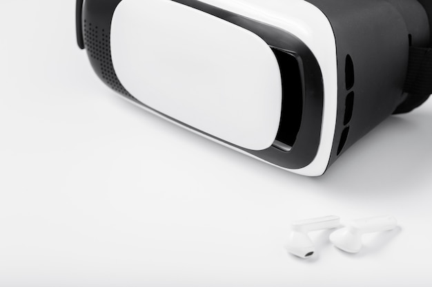 Hoge hoekopstelling met VR-bril