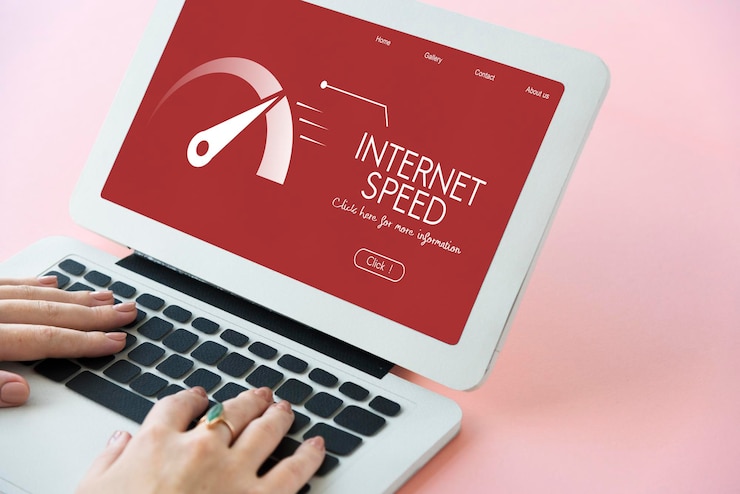 Gratis Foto hoge snelheid breedband internet versnellen