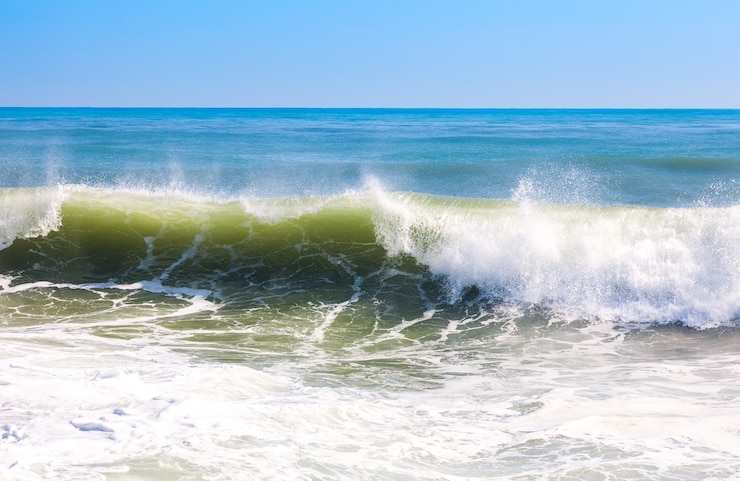 Gratis Foto hoge zeegolf