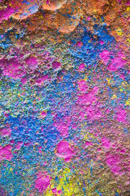 Holi-kleuren mix explosie