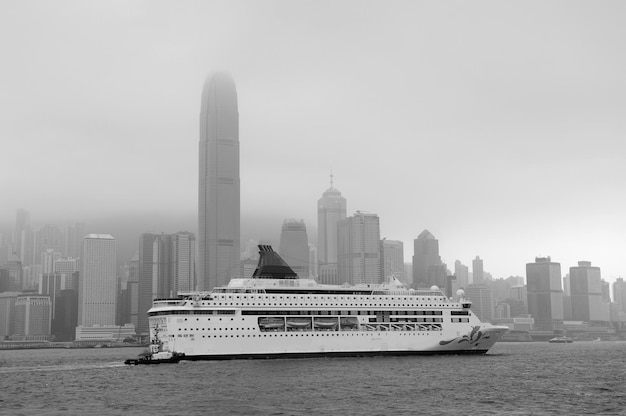 Gratis foto hongkong zwart-wit