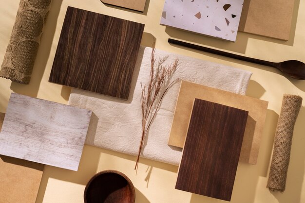 Hoofdbeeld op planken van MDF-materiaal