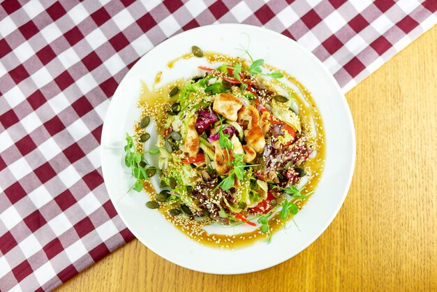 Hoofdgerecht in een restaurant