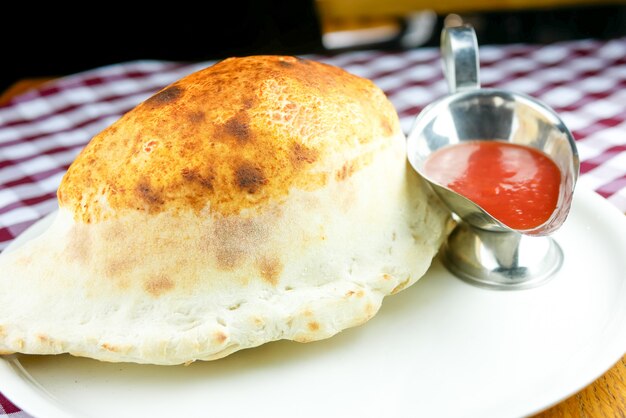 Hoofdgerecht in een restaurant