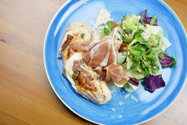 Hoofdgerecht in een restaurant