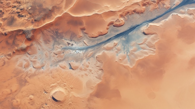 Hoogtebeeld van een prachtig natuurlandschap
