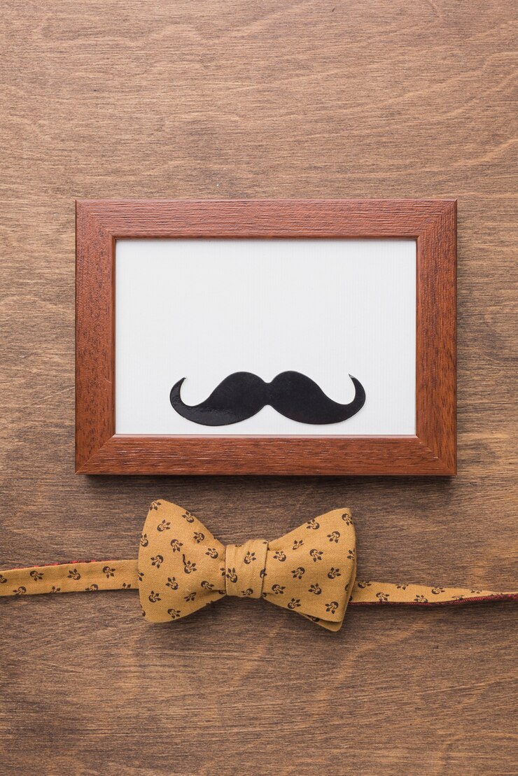 Gratis Foto houten frame en gele strik