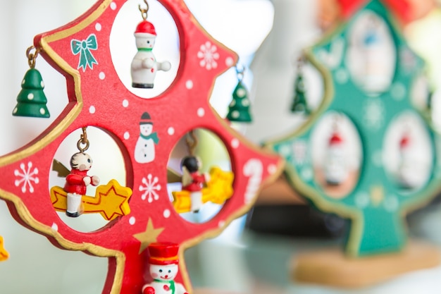 Gratis foto houten kerst poppen